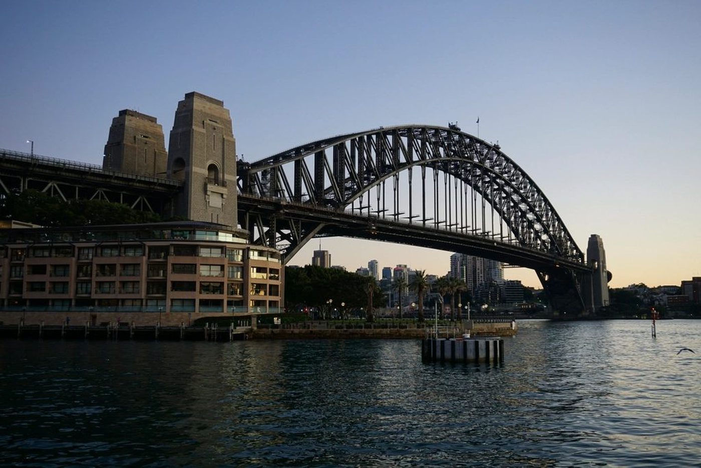 Sydney Harbour Bridge in the early morning